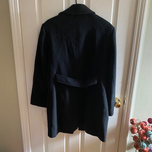 Liz Claiborne black lambs wool coat - Picture 5 of 6